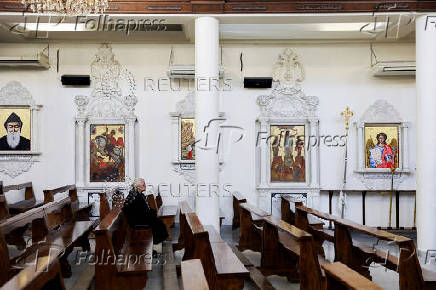 Faithful celebrate Christmas, following the ousting of Syria's Bashar al-Assad, in Damascus