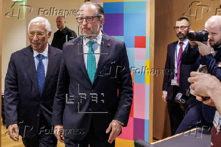 European Council President Costa meets Austrian Chancellor Schallenberg in Brussels