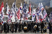 Supporters of impeached President Yoon protest against his arrest