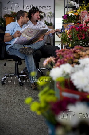 Os funcionrios da Uniflores talo