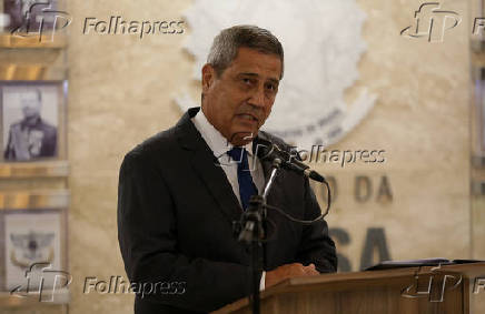 O ministro da Defesa Braga Netto apresenta comandantes das Foras Armasas