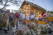 Balinese water purification ceremony on the sidelines of World Water Forum