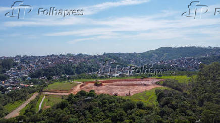 Aterro de tratamento de resduos na regio leste de SP