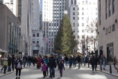 Arvore de Natal do Rockefelller center em Nova York