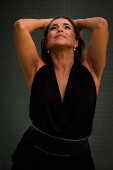Retrato da cantora baiana Daniela Mercury