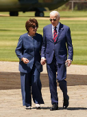 U.S. President Biden arrives in Menlo Park, California