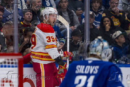 NHL: Calgary Flames at Vancouver Canucks