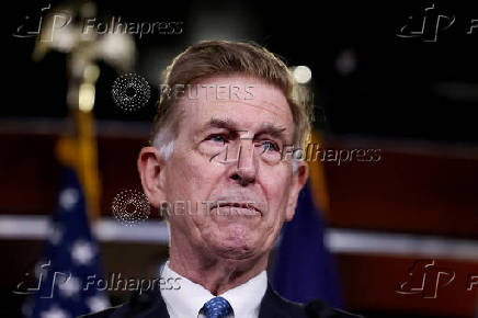 FILE PHOTO: Representative Don Beyer (D-VA) attends a news conference in Washington, U.S., about the COVID-19 Hate Crimes Act