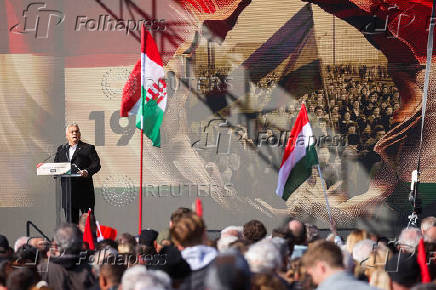 Celebrations of the 68th anniversary of the Hungarian Uprising of 1956, in Budapest