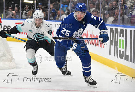 NHL: Seattle Kraken at Toronto Maple Leafs