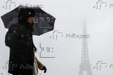 Ile-de-France on orange alert due to snow fall