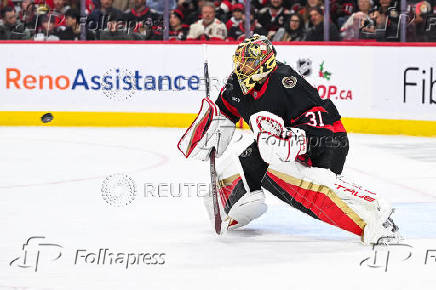 NHL: Calgary Flames at Ottawa Senators