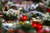 Aftermath of Christmas market attack, in Magdeburg