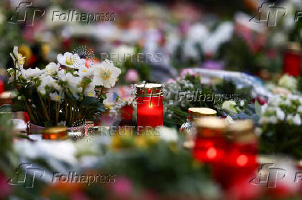 Aftermath of Christmas market attack, in Magdeburg