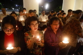 Christmas Eve mass at Immanuel Church in Jakarta