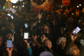 Protesters in Valencia call for regional leader Mazon to resign, in Valencia