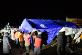 Aftermath of earthquake in Tibet