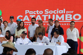 Signing of the Social Pact for Catatumbo, in Tibu