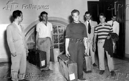 1951Chegada de imigrantes italianos.