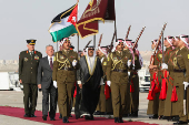 Kuwait's Emir Sheik Meshal al-Ahmad al-Sabah visits Jordan