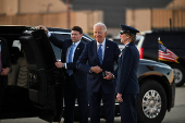 US President Joe Biden departs for Nantucket.