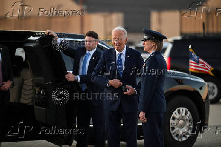 US President Joe Biden departs for Nantucket.