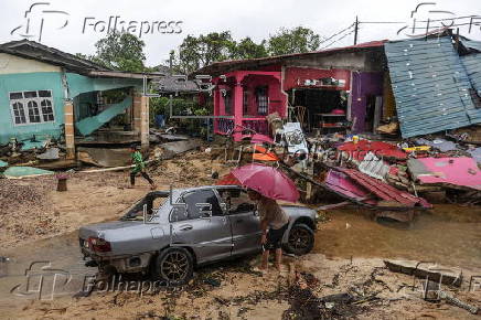 More than 60,000 people have been displaced due to the floods in Malaysia