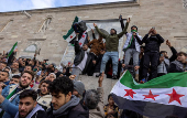 Syrians celebrate in Istanbul