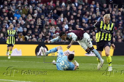 English Premier League - Aston Villa vs Manchester City