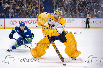 NHL: Nashville Predators at Vancouver Canucks