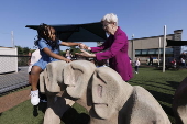 Senator Elizabeth Warren tours Head Start School