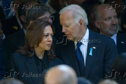 Kamala e Biden participam de cerimnia em memria s vtimas do 11 de Setembro