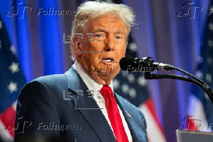 US President-elect Trump at House Republicans meeting in Washington, DC