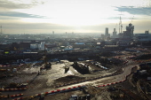 Construction continues on HS2 Curzon Street terminus in Birmingham