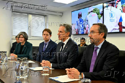 U.S. Secretary of State Antony Blinken visits the World Food Program in Rome