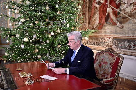 King Philippe of Belgium holds Christmas address to the nation