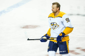 NHL: Nashville Predators at Calgary Flames