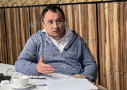 FILE PHOTO: Ukrainian Agriculture Minister Solskyi attends an interview with Reuters in Kyiv
