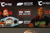 Pre-fight press conference between Jake Paul and Mike Tyson