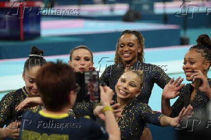 Atletas do Brasil festejam o Bronze em Paris