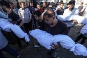 A Palestinian mother and her children killed following fresh Israeli strikes in central Gaza Strip