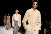 Giorgio Armani Spring Summer 2025 collection in New York