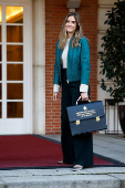 Spain's Energy and Environment Minister Aagesen attends her first cabinet meeting