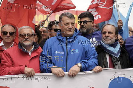 Nationwide general strike in Italy against the government's budget plan