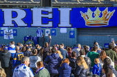 Supporters of FC Porto pay tribute to the late Jorge Nuno Pinto da Costa