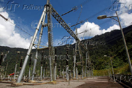 FILE PHOTO: View of  the installations of Ecuador's hydroelectric power station Coca Codo Sinclair in Napo
