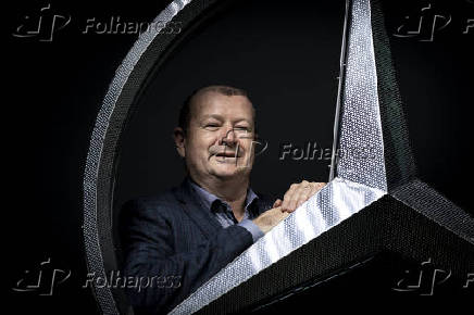 Retrato do presidente da Mercedes-Benz Cars & Vans no Brasil, Carlos Garcia