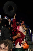 Democratic presidential nominee U.S. Vice President Kamala Harris holds a campaign rally in Reno