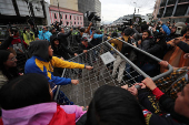 Marcha contra el Gobierno del presidente de Ecuador