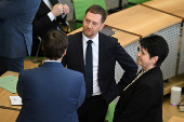 Plenum session of Saxony state parliament, in Dresden